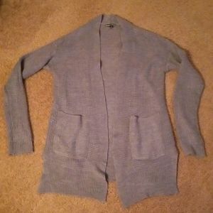 Gray cardigan